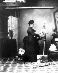 Mme Carlo Bossi, années 1890 (photo nb)